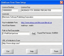 LinkScan First Time Setup