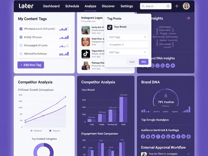 Later Analytics Evolution: Custom Post Tagging and Competitive Benchmarking Transform Social Media Measurement
