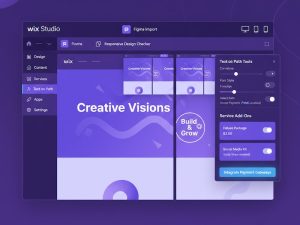 Wix Studio Design Revolution: Text on Path Typography and Service Add-Ons Transform Creative Workflows
