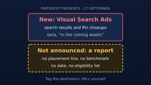 Pinterest Adds Visual Search Ads: The Format Is New, the Report Is Not